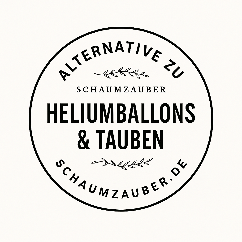 Alternative zu Heliumballons und Hochzeitstauben – Schaumzauber